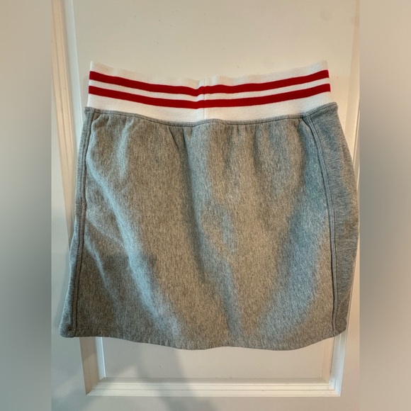 Champion grey mini skirt with red and white band. Size large. - Picture 2 of 3